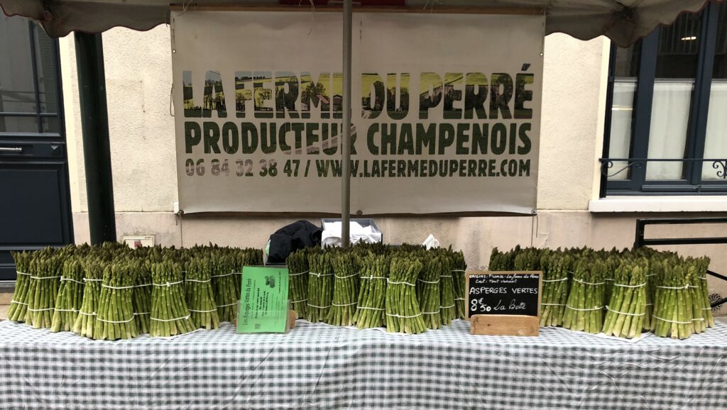La Ferme du Perré, producteur asperges vertes, Escalavolles, Marne, 51, Aube, 10